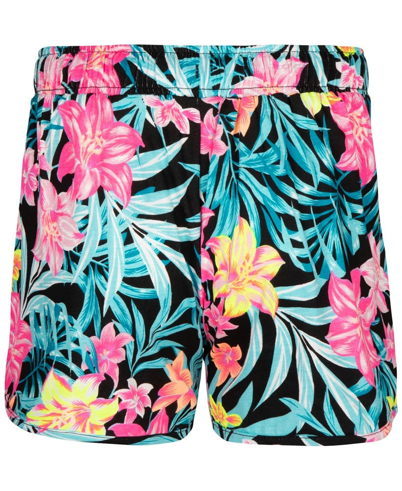 Hurley Big Girls Printed Knit Shorts