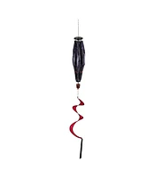 God Bless the Usa Solar Lit Burlap Balloon Spinner