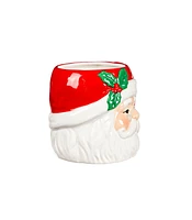 Evergreen Ceramic Cup, 20 Oz, Shaped Mr. Santa