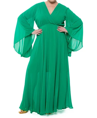 Meghan Fabulous Plus Sunset Maxi Dress