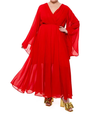 Meghan Los Angeles Plus Size Sunset Maxi Dress