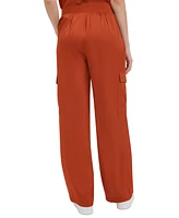 Calvin Klein Women's Satin Cargo Pants