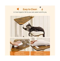 Slickblue Modern Cat Tree for Indoor Cats, Multi-level Cat Condo with 5 Scratching Posts