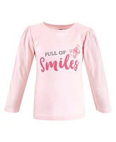 Hudson Baby Toddler Girls Long Sleeve T-Shirts, Be Kind