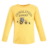 Hudson Baby Boys Long Sleeve T-Shirts, Beyond Awesome