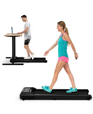 Sugift 2.25 Hp Walking Pad Treadmills with Led Display and Remote Control