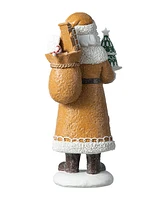 Glitzhome 11.5"H Resin Christmas Gingerbread Santa Table Decor