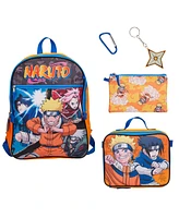Naruto Boy's 5 Pc Backpack Set