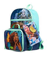 Little Mermaid Girl's 5 Pc Backpack Set