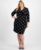 Anne Klein Plus Classic Wrap Dress