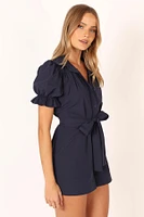 Petal and Pup Women's Riley Waist Tie Romper