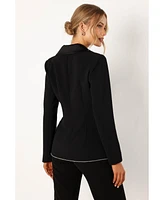 Women's Shiloh Crystal Embellished Blazer