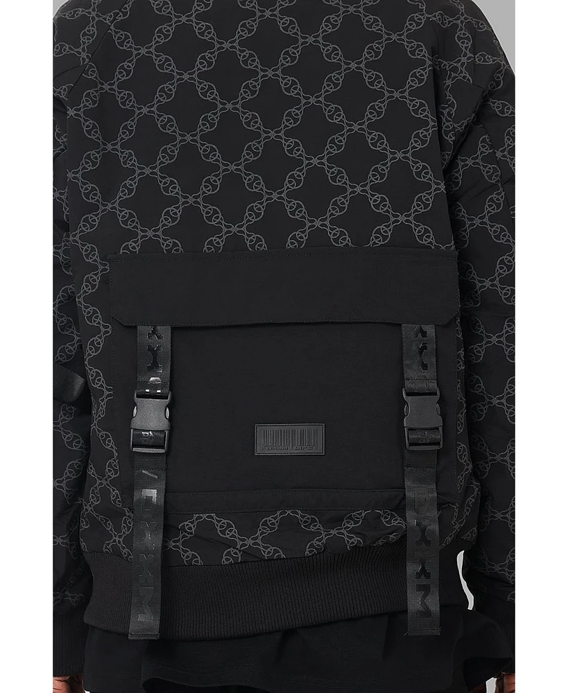 Dxxmlife Men's L-4 A Chain Gang Bomber Jacket