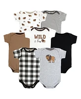 Hudson Baby Boys Cotton Bodysuits