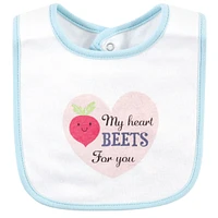 Hudson Baby Infant Girl Cotton Bibs