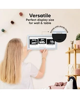 KeaBabies Trio Baby Sonogram Picture Frame, Ultrasound Frames for Nursery, Mom to Be Gifts