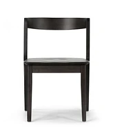 Glamour Home 29.53" Astor Rubberwood Dining Chair