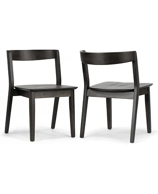 Glamour Home 29.53" Astor Rubberwood Dining Chair