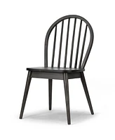 Glamour Home 36.22" Astra Rubberwood Dining Chair