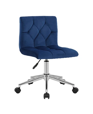 Glamour Home 34.25" Amali Fabric, Metal Task Chair