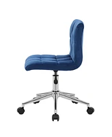 Glamour Home 34.25" Amali Fabric, Metal Task Chair