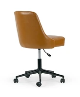 Glamour Home 35.5" Aurica Polyester, Metal Task Chair