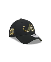 New Era Men's Black Atlanta Braves 2024 Armed Forces Day 39THIRTY Flex Hat