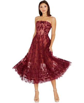 Dress the Population Women's Kailyn Strapless Fit & Flare