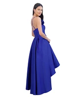 Eliza J Women's V-Neck Sleeveless High-Low Gown