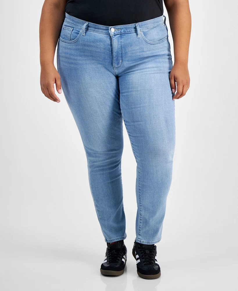 Levi's Trendy Plus 314 Mid-Rise Shaping Straight-Leg Jeans