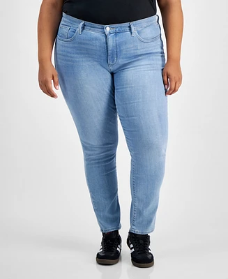 Levi's Trendy Plus 314 Mid-Rise Shaping Straight-Leg Jeans