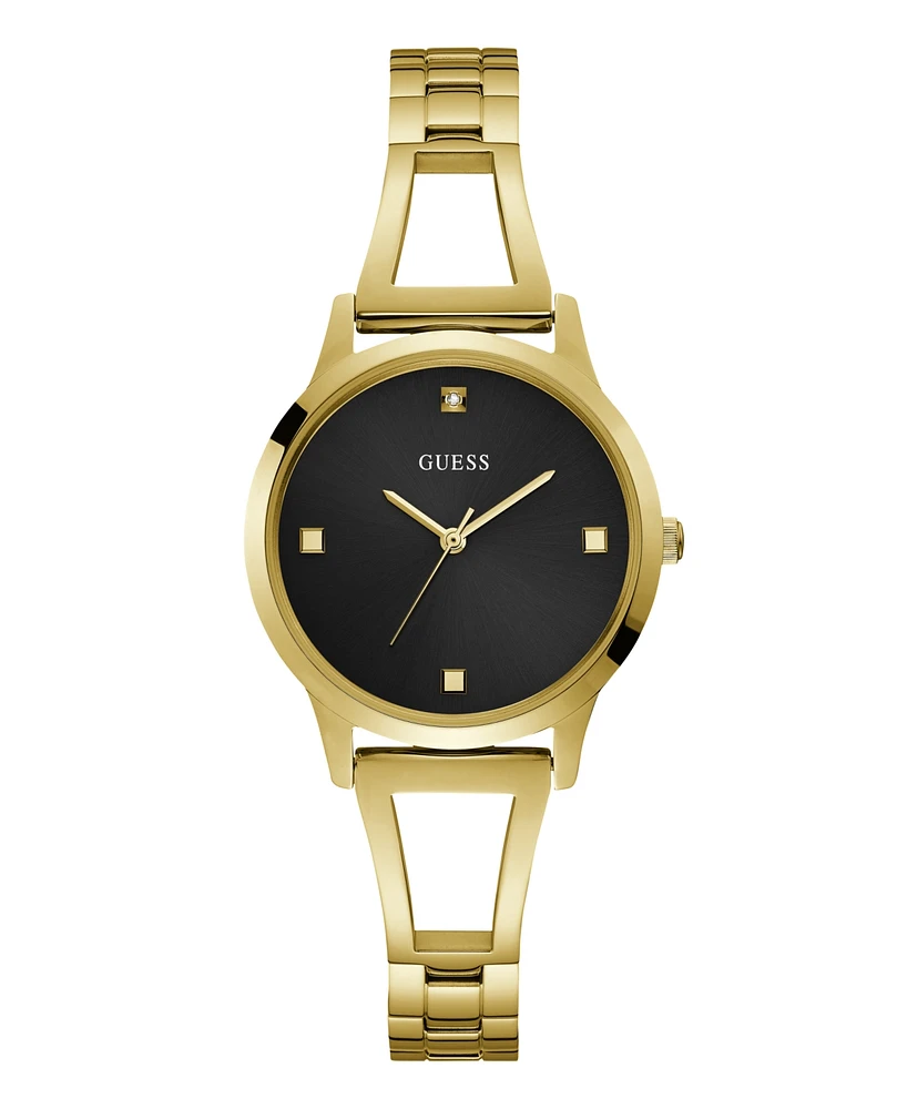 Guess Women's Analog Gold Tone Stainless Steel Watch 34 mm