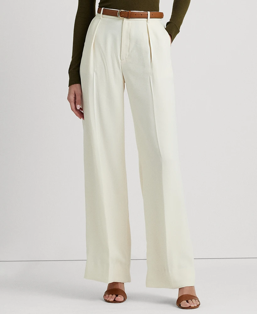 Lauren Ralph Petite Tailored Wide-Leg Pants