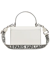 Karl Lagerfeld Paris Simone Karl Leather Small Crossbody