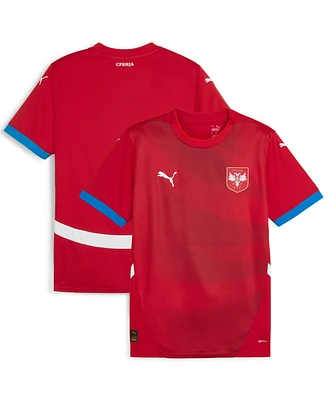 Puma Men's Red Serbia National Team 2024 Home Replica Jersey