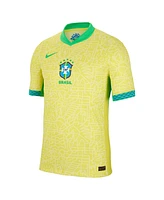 Nike Men's Yellow Brazil National Team 2024 Home Match Authentic Jersey