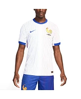 Nike Men's White France National Team 2024 Away Authentic Blank Jersey