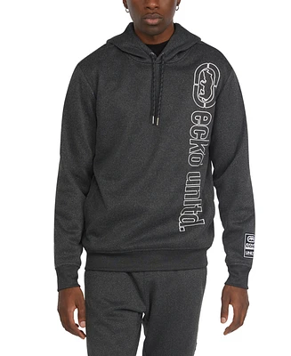 Ecko Men's Vertical Embroidered Pullover Hoodie