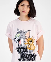 Juniors' Tom & Jerry Graphic Boyfriend T-Shirt