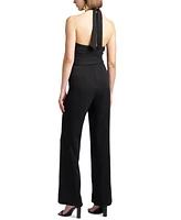 Natori Women's Halter Straight-Leg Jumpsuit