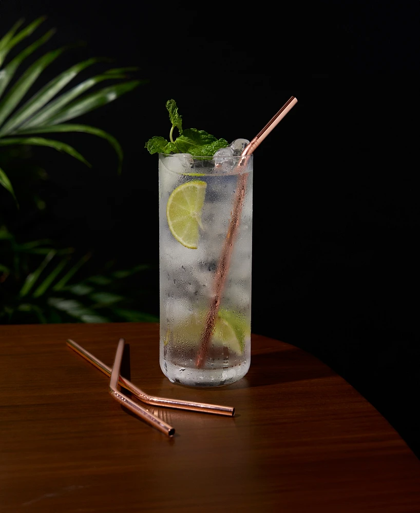 Viski Copper Cocktail Straws