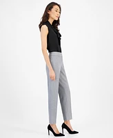 Kasper Petite Slim Straight-Leg Trousers