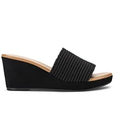 Style & Co Women's Aimee Knit Wedge Sandals, Created for Macy's