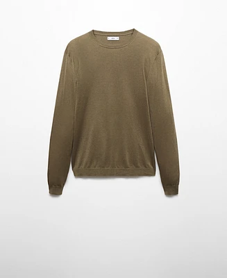 Mango Men's Fine Mulberry Silk Sweater