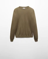 Mango Men's Fine Mulberry Silk Sweater