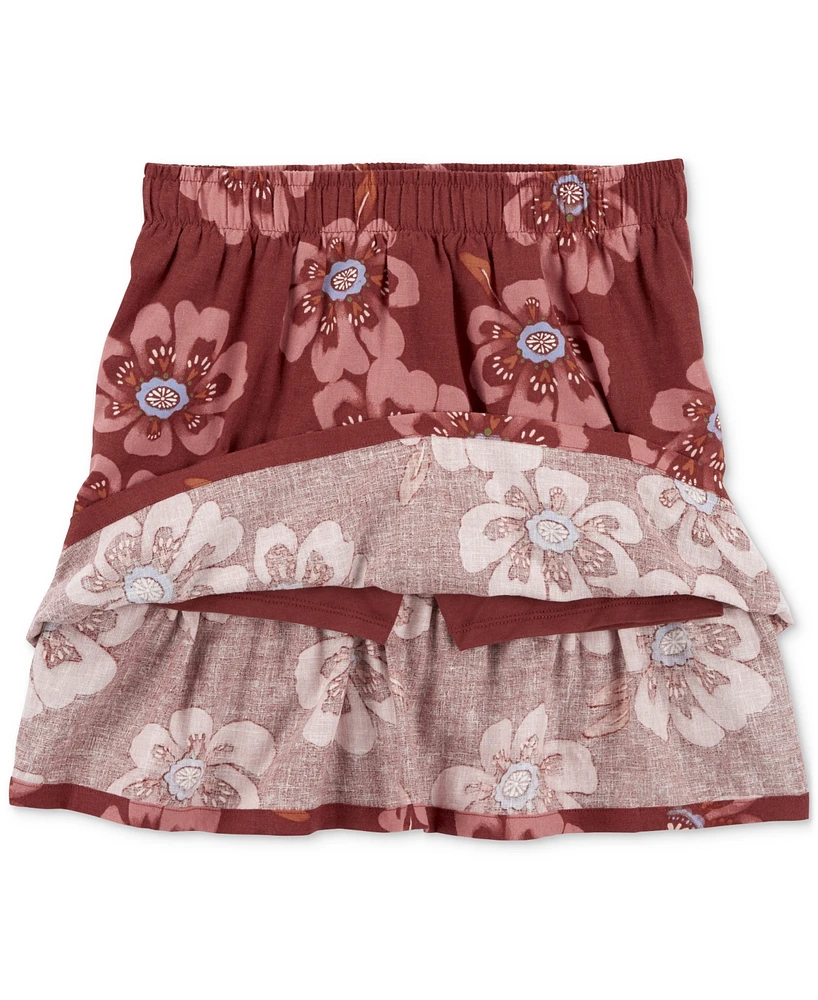 Carter's Little & Big Girls Floral-Print Skort