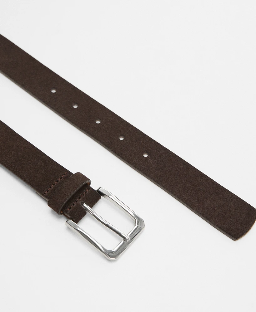 Mango Men's Suede Belt