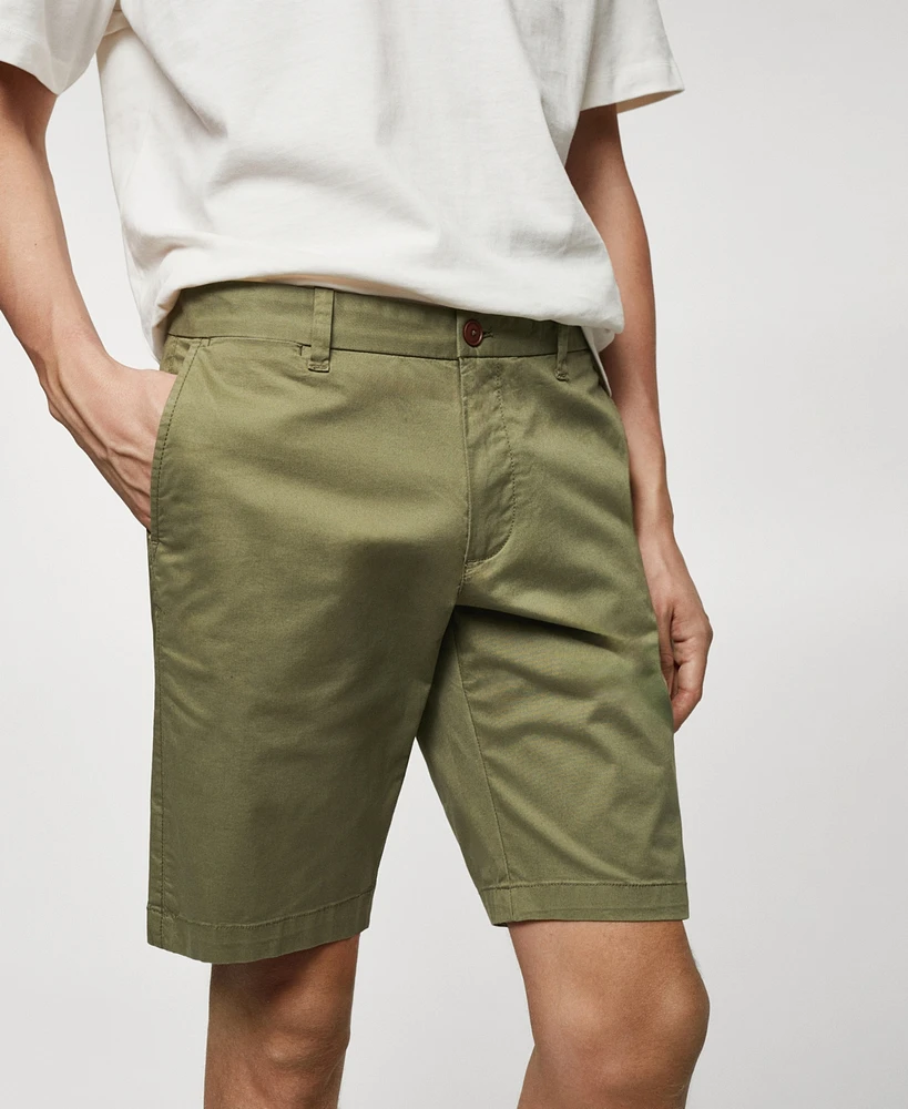 Mango Men's Chino Bermuda Shorts