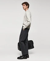 Mango Men's Slim-Fit Cotton Pants