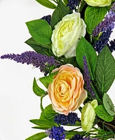 National Tree Company 24 Ranunculus and Astilbes Wreath